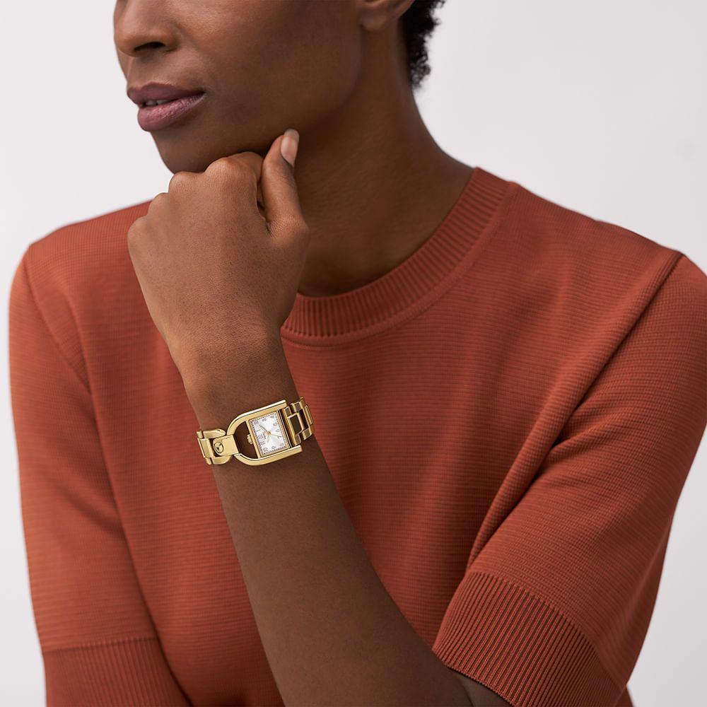 Relógio Fossil Feminino Harwell Dourado - Es5327-1dn Es5327-1dn - 4