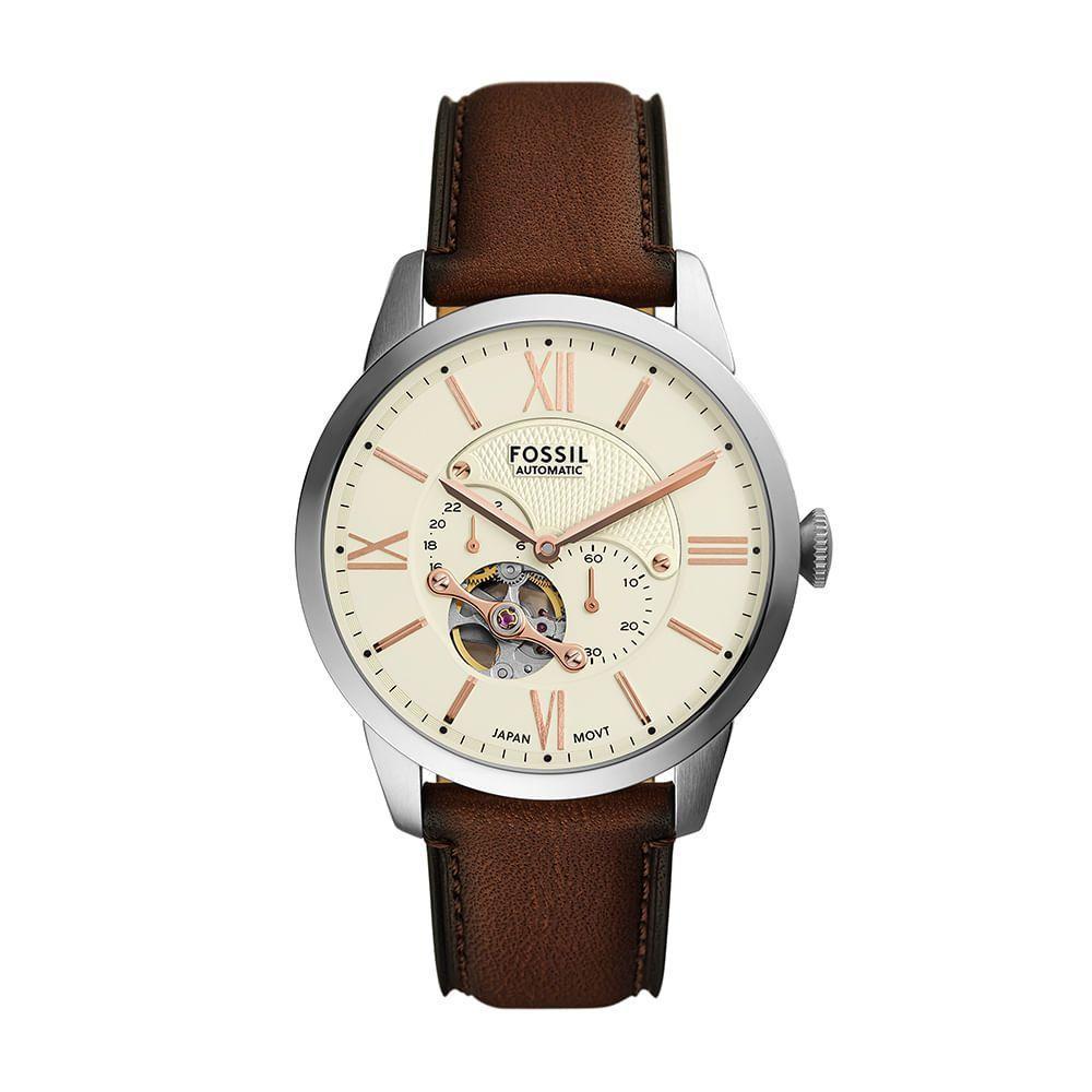 Relógio Fossil Masculino Townsman Prata - Me3266-0cn - 1