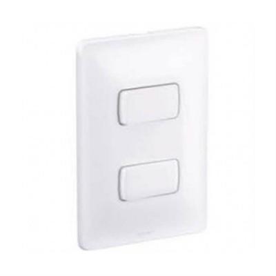 2 Interruptores Paralelos 4x2 10a 250v Zeffia - 680106 - Pial 2 Interruptor Paralelo 10a 250v 4x2 Zeff