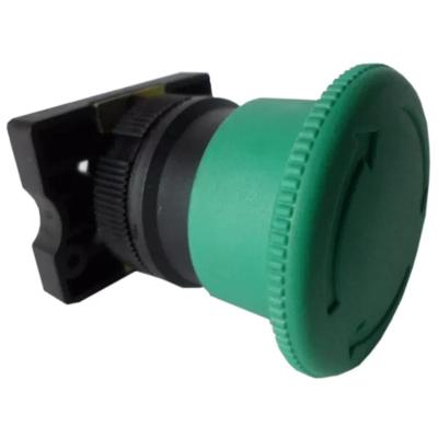 Botão De Retenção Tipo Soco Girar Para Destravar Verde 40mm - Spfn2r4 - Steck Bot.ret.gir-dest Vd 40mm Slpfn2r4 Steck