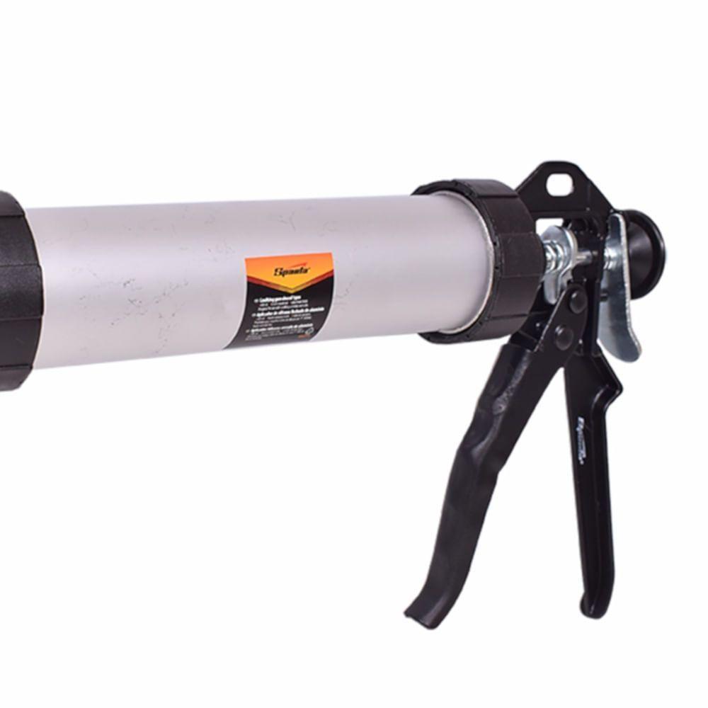 Aplicador De Silicone Fechado De Alumínio 400ml - 8864755 - Sparta - 3