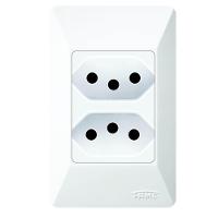 2 Tomadas 20a 250 Volts Externo - 1408 - Fame 2 Tomadas 20a-250v Externo - 1408 - Fame - 1