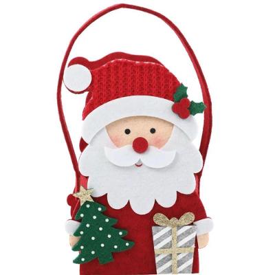 Bolsa De Feltro Em Formato De Papai Noel - 1053248 - Cromus Bolsa Feltro Papai Noel Vrm-bco-vrd Cromus - 1053248