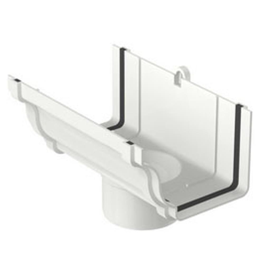 Bocal Condutor Circular Aquapluv Style Branco - 32029523 - Tigre Bocal Calha Circular Aquapluv Style Branco Tigre - 1