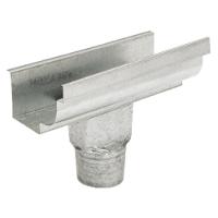 Bocal Para Calha Moldura Corte 33 - Leste Calhas Calha Moldura C-33 Com Bocal Calha Frontal - 1