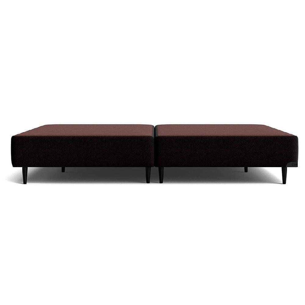Base Sommier Camurça Preto Queen 158x198x23cm - 1051611810 - Ortobom Base Sommier Camurça Preto Queen 158x198x23 - 2