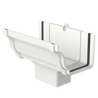 Bocal Condutor Retangular Aquapluv Style Branco - 32029809 - Tigre Bocal Calha Retangular Aquapluv Style Branco Tigre - 1