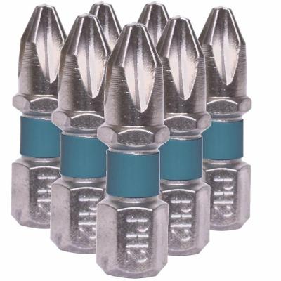 Bits Phillips 1-4"" 25mm Ponta 1-4"" Ph2 10 Peças - 11330 - Gross Bits Phillips 1-4" 25mm Ponta 1-4 Ph2 - 11330 - Gross