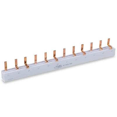 Barramento Trifásico 12 Polos 80 Amperes 215mm - 600400009 - Forceline