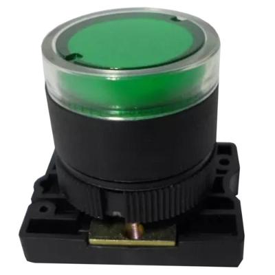 Botão à Impulso Luminoso Verde - Slprl2 - Steck Bot.impul Lumin Vd Slprl2 Steck