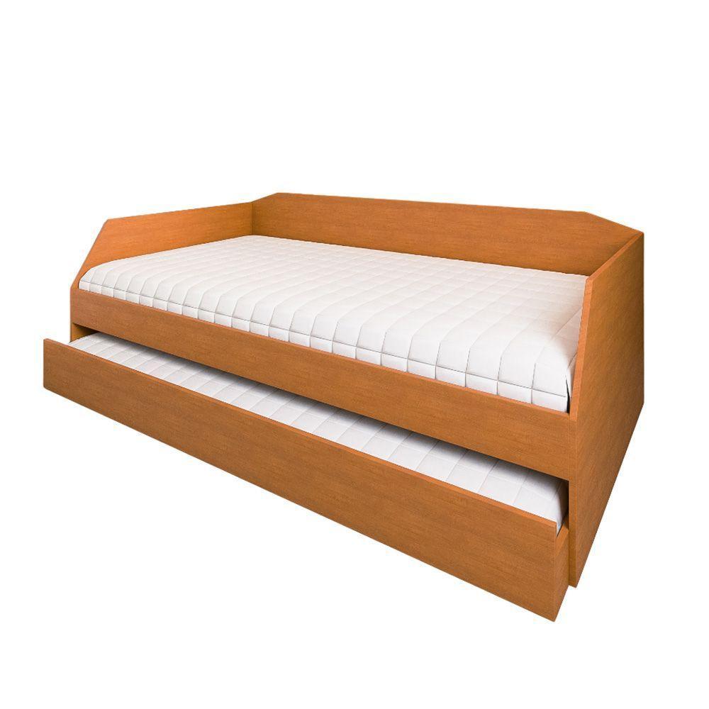 Sofá Cama Solteiro Duo Com Cama Auxiliar Em Mdf Reforçado 15mm Nature - 6