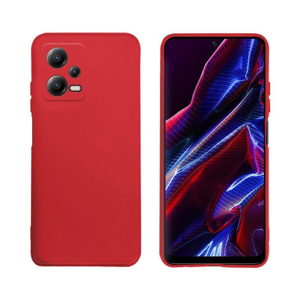 Capa Para Smartphone Poco X5 5g E Redmi Note 12 5g, Vermelho - 1
