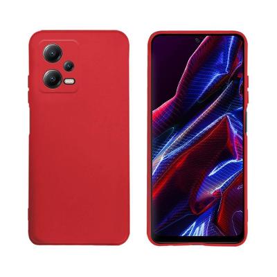 Capa Para Smartphone Poco X5 5g E Redmi Note 12 5g, Vermelho