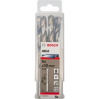 Conjunto De Brocas Para Metal Aço Rápido Hss-g 10,0mm 5 Peças - 2608595077 - Bosch - 3