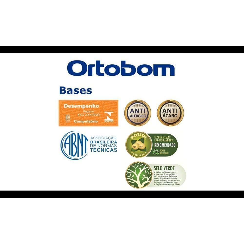 Base Sommier Marrom Solteiro 108x198x23cm - 1051612139 - Ortobom Base Sommier Marrom Solteirao 108x198x23 - 4