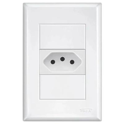 Tomada 2p+t 10a 250 Volts Com Placa 4x2 Evidence - 10237424 - Fame