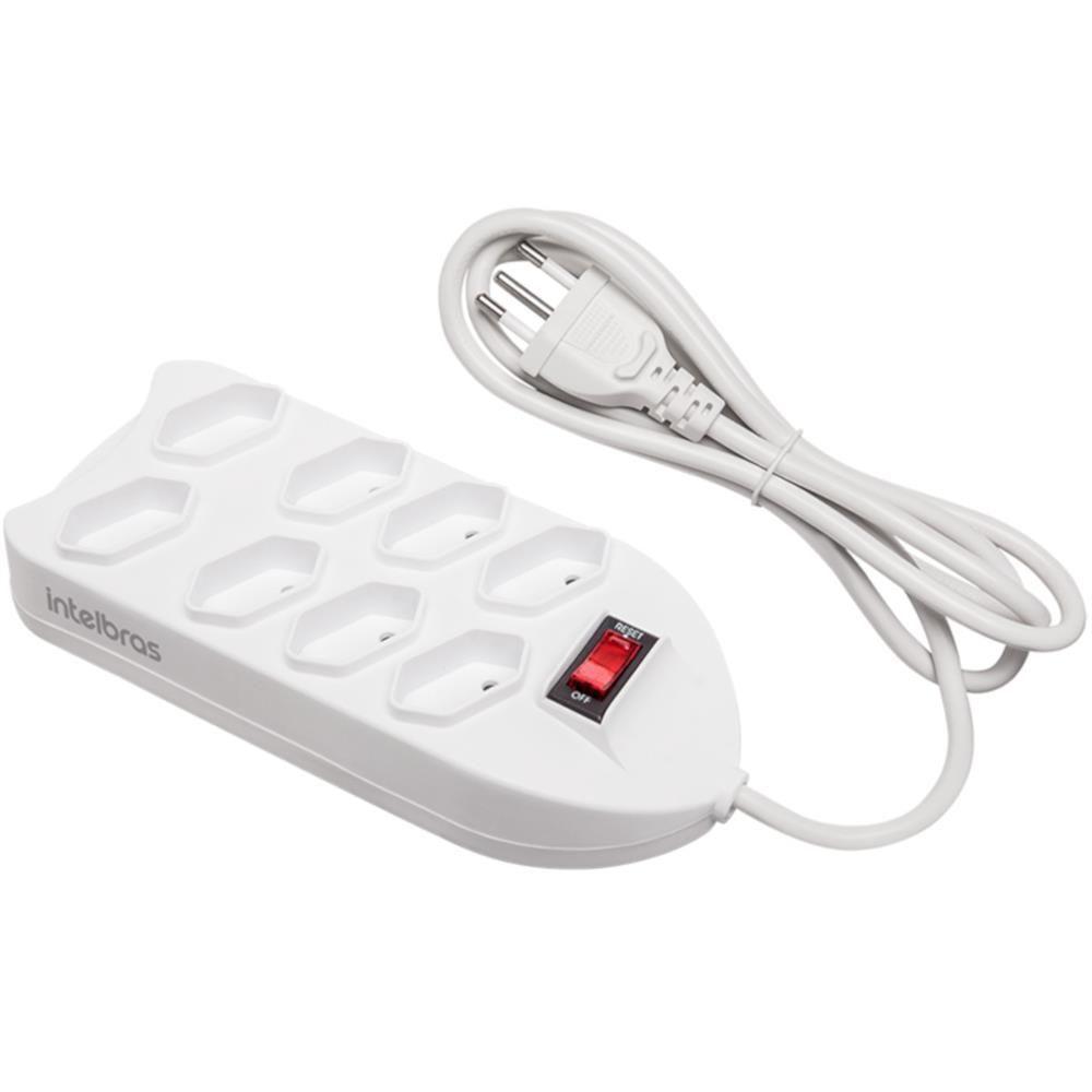 Protetor Eletrônico Com 8 Tomadas Epe1008+ - 4824003 - Intelbras Protetor Eletronico C-8 Tomadas Epe1008+ - 1