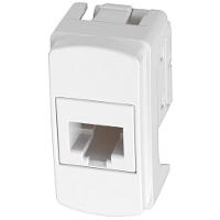 Módulo Tomada Rj45 8 Fios Utp Cat5e 1m Branco Miluz - S3b74100 - Schneider Mod.tomada Rj45 (8fios) Utp Cat.5e 1m Br - 1