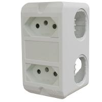 Conjunto Com 2 Tomadas De 10 Amperes Poliwetzel Pvc - E017212029 - Wetzel - 1