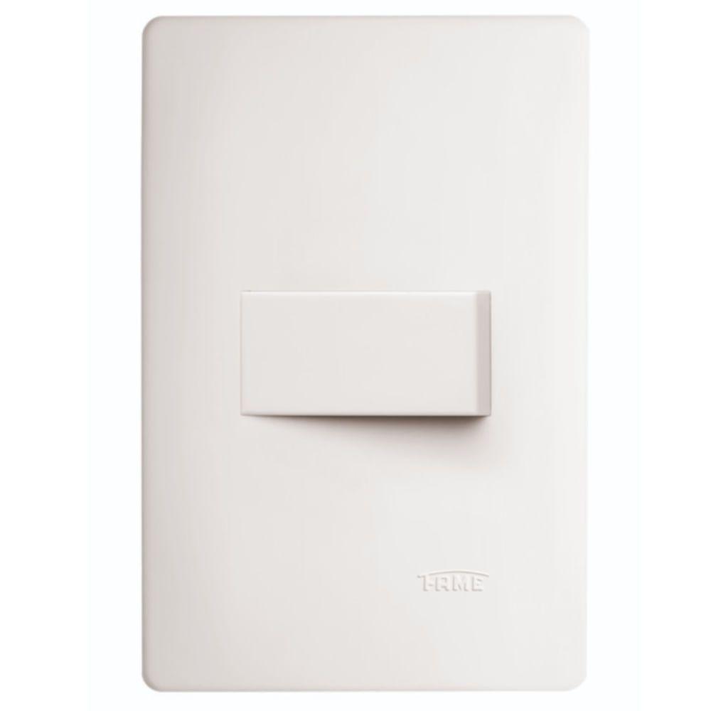 Interruptor Simples Com Placa Habit - 2092 - Fame Interruptor Simples C-placa Habit Fame 2092. - 1
