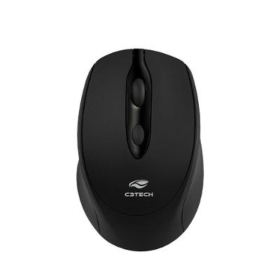 Mouse Wireless (s- Fio) C3tech Recarreg Bluetooth M-bt30 - Preto