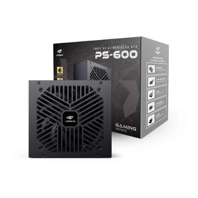 Fonte 600w Real - Atx - C3tech - Ps-600bk C3t S-cabo