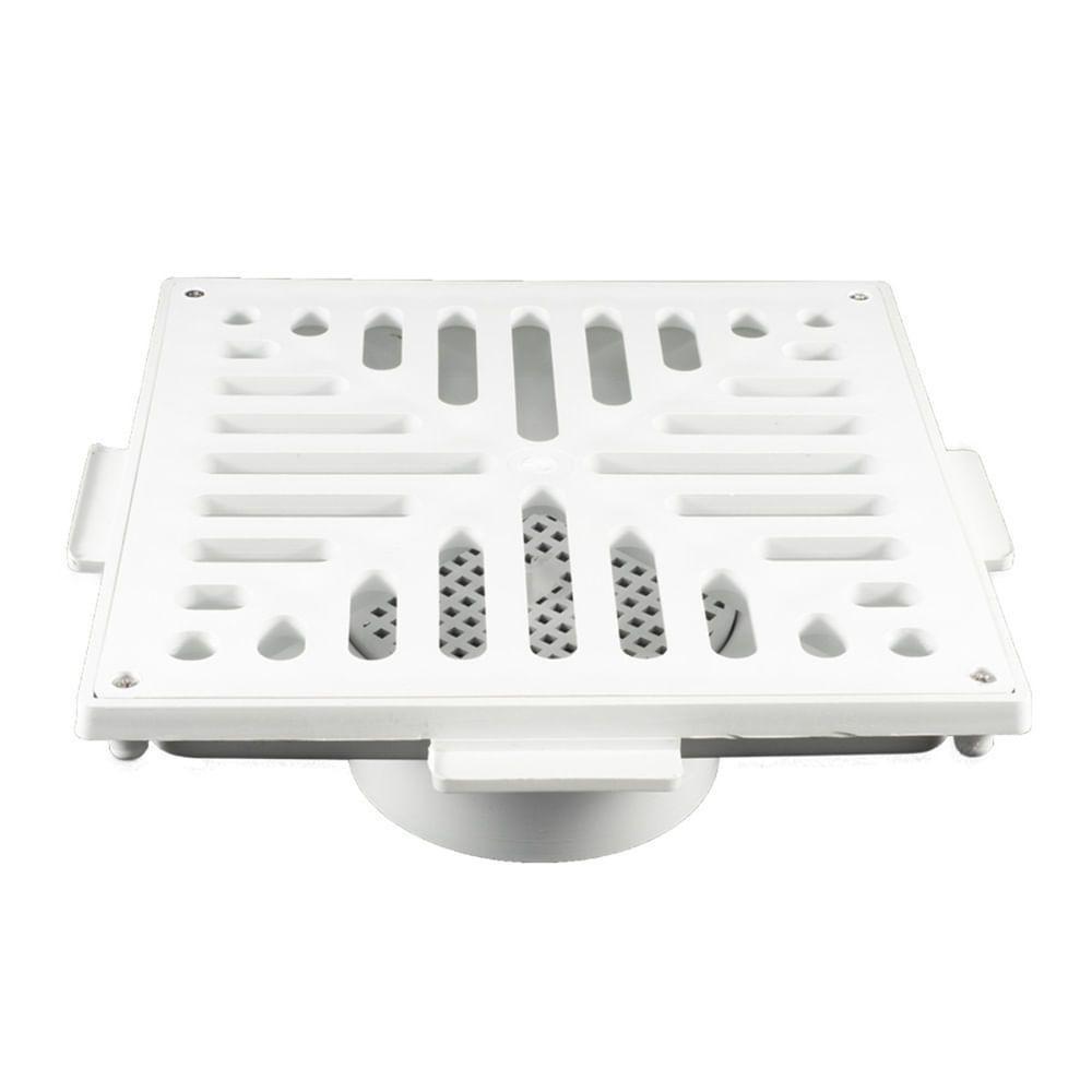 Caixa Coletora Com Grelha Branca 20 X 20 Cm - 1328 - Estrela - 1