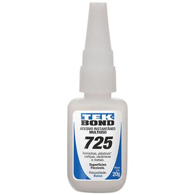 Adesivo Instantaneo 725 20 Gramas - 10521002804 - Tekbond Adesivo Inst.725 20g Tekbond 10521002804