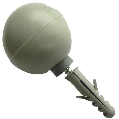 Amortecedor Com Bola Cinza - Amo230-3 - Fox Mix Amortecedor Bola Cinza Fox Mix Amo230-3