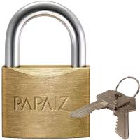 Cadeado De Latão Com 2 Chaves Cr20 - 0100200cx - Papaiz Cadeado Latao C-2chaves Cr-20mm Papaiz - 1