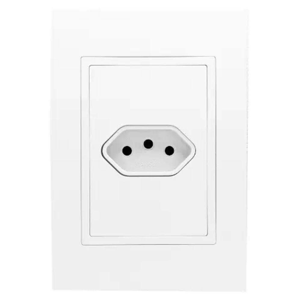 Conjunto Tomada 4x2 20a Horizontal - Rvb-1000-30 - Ravenna Conjunto 4x2 1 Tomada 20a Horizontal - Rvb-1000-30 - Ravenna - 1