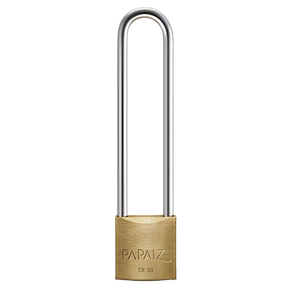 Cadeado Haste Longa Cromado 35-50 - 0100351 - Papaiz - 1