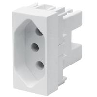 Módulo Tomada 2p+t 20a 250 Volts Elegance - 2239 - Fame Tomada 2p+t 20a-250v Elegance Fame 092.2239.3 - 1