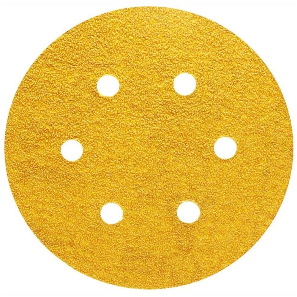 Disco De Lixa Madeira G125 Grão 40 152mm Com 6 Furos - 5539503120 - Norton - 1