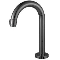 Torneira De Mesa Baixa Tubo Redondo 23mm Modelo J Preto Fosco 1243 - 772199 - Stoc - 1