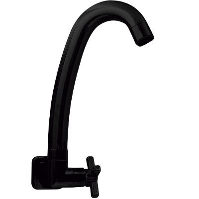 Torneira Para Cozinha Com 1-4 Volta Preta Em Parede - 774334 - Stoc