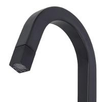 Torneira De Mesa Alta Tubo Quadrado 22mm Preto Fosco 1249 - 772205 - Stoc - 1