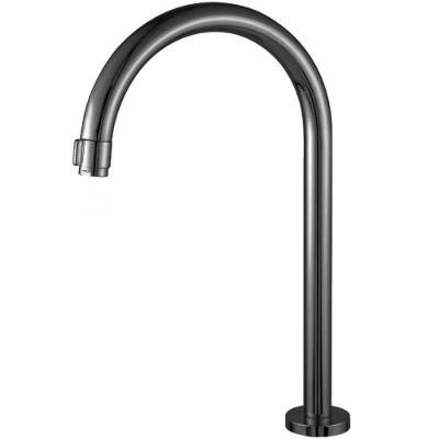 Torneira De Mesa Alta Tubo Redondo 23mm Modelo J Preto Fosco 1244 - 772200 - Stoc