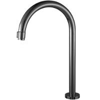 Torneira De Mesa Alta Tubo Redondo 23mm Modelo J Preto Fosco 1244 - 772200 - Stoc - 1