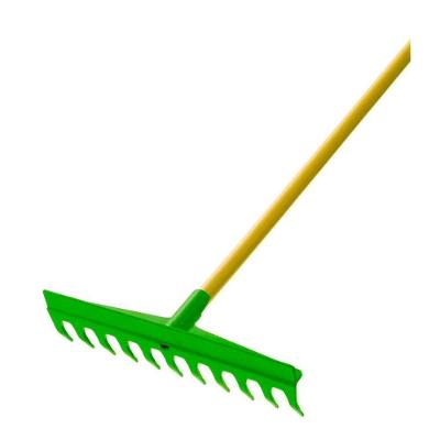 Ancinho Plástico Para Jardim Verde Com Cabo - Fj-1012 - Trapp Ancinho Plastico C-cabo Verde Fj-1012 Tr 2930037
