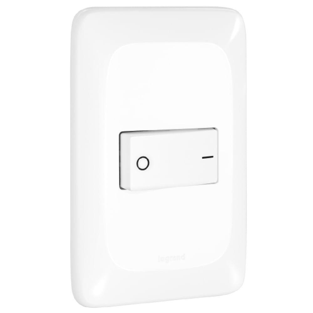 Interruptor Bipolar 10 Ampères 4x2 - Lgx010b - Pial Interruptor Bipolar 10a 4x2 Pial Pop - Lgx010b - Pial - 2