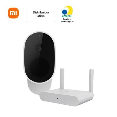 Kit Câmera de Segurança Externa Inteligente Full HD 1080p Wi-Fi para Monitoramento Xiaomi