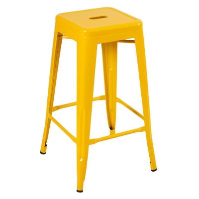 Banqueta Alta 76 Cm Amarelo Amarelo