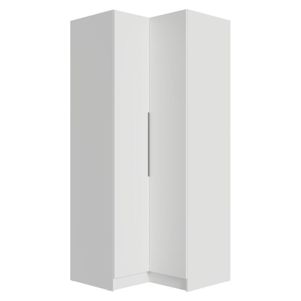Guarda-roupa Modulado De Canto 2 Portas Branco Neo Madesa - 1
