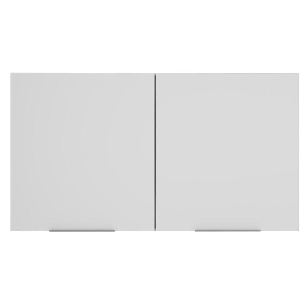 Armário Aéreo Para Quarto 120 Cm 2 Portas Branco Neo Madesa - 8