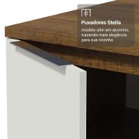 Armário De Cozinha Completa 270cm Rustic/branco Stella Madesa 11 - 6