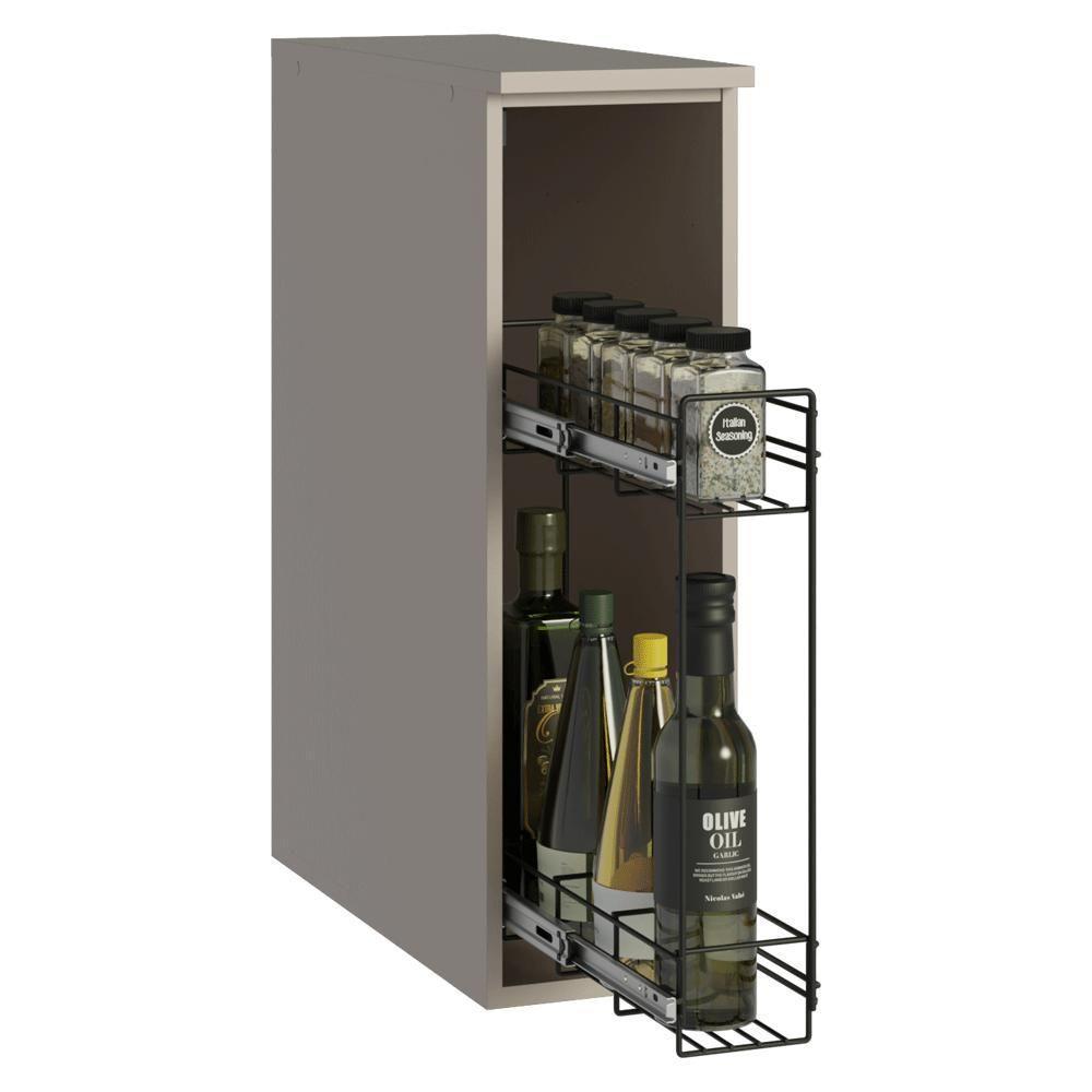 Balcão Porta-tempeiros 20 Cm Suspenso Crema Nice Madesa Crema - 5