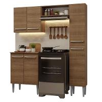 Armário De Cozinha Compacta 156 Cm Rustic Emilly Madesa 02 - 2