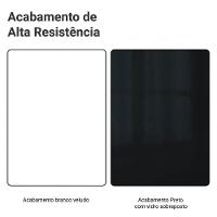Armário De Cozinha Completa 240cm Branco/preto Lux Madesa 08 Branco/preto Branco/preto - 8