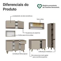 Armário De Cozinha Completa 280 Cm Crema Nice Madesa 03